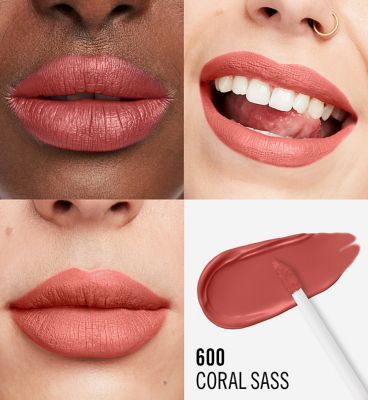 Rimmel Lasting Mega Matte Liquid Lipstick 600 coral sass