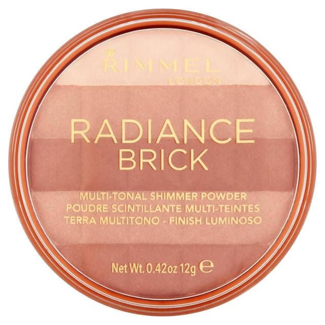 Rimmel London Radiance Brick Multi-Tonal Shimmer Powder 002 Medium 12g