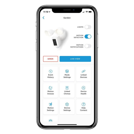 Ring Floodlight Cam Plus Wired with Chime Pro