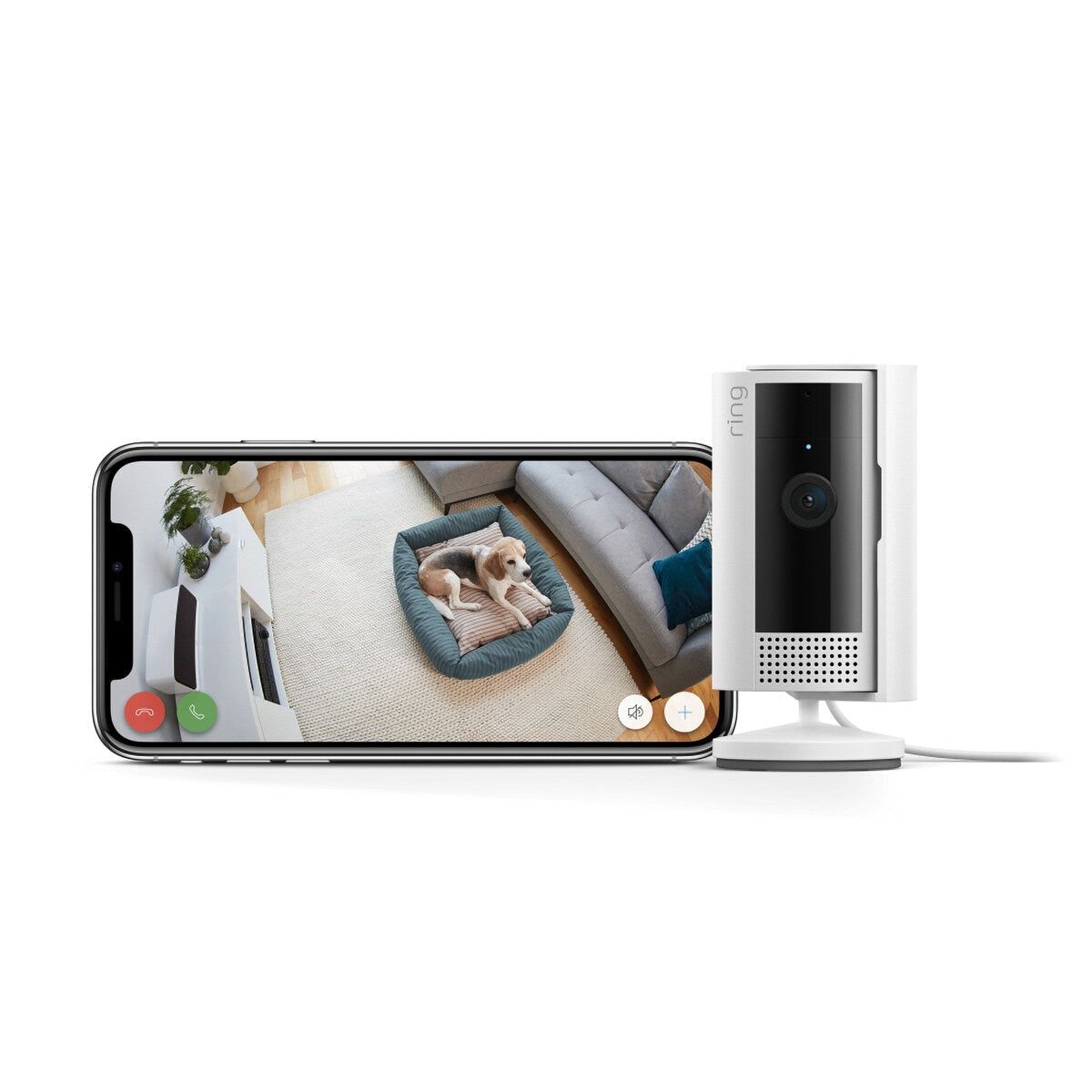 Ring Wired Indoor Camera 2 Pack in White