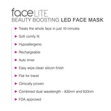 Rio faceLite Beauty Boosting LED Face Mask