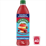 Robinsons Double Strength Summer Fruits No Added Sugar Fruit Squash