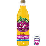Robinsons Fruit Creations Exotic Pineapple Mango &amp;amp; Passion Fruit Squash