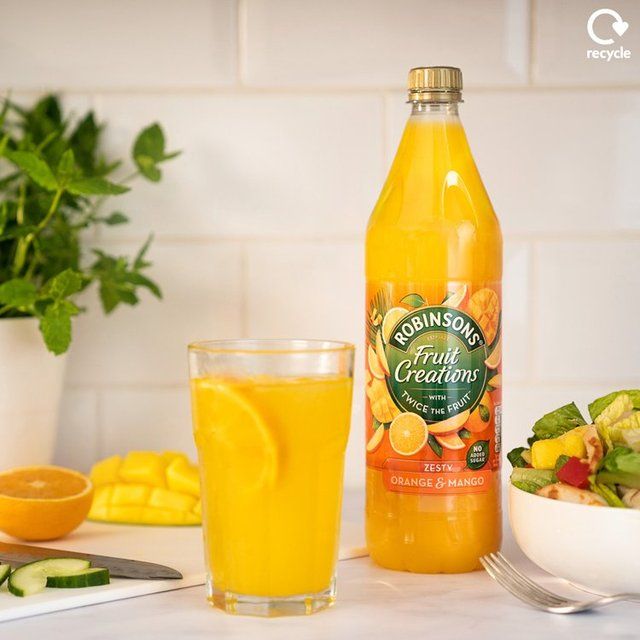 Robinsons Fruit Creations Orange & Mango No Added Sugar   1L