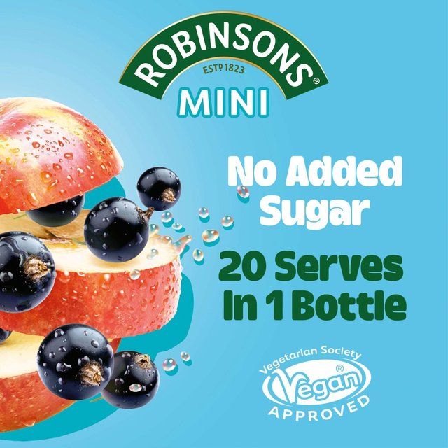 Robinsons Mini Apple &amp;amp; Blackcurrant No Added Sugar   66ml