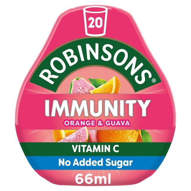 Robinsons Mini Immunity Orange &amp;amp; Guava No Added Sugar Squash   66ml