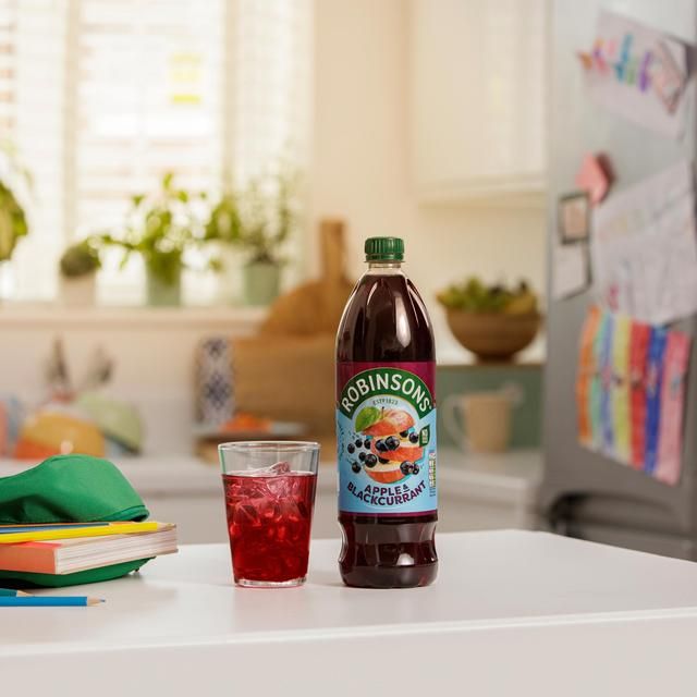 Robinsons Single Strength Apple &amp;amp; Blackcurrant No Added Sugar Squash   1L
