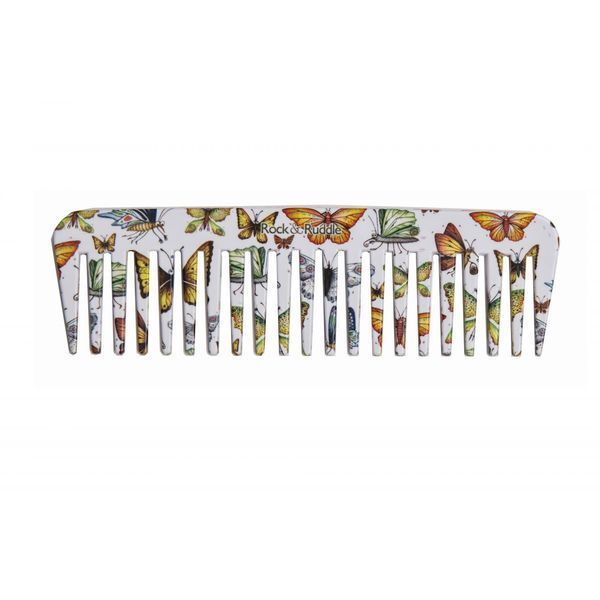Rock &amp;amp; Ruddle Beautiful Butterflies Wide Tooth Comb