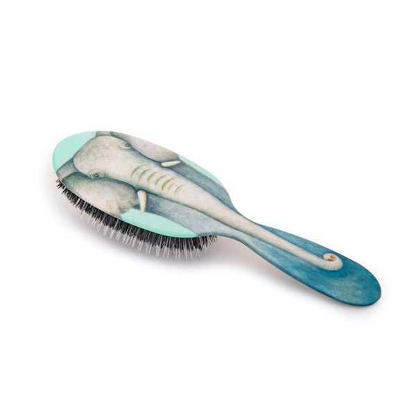 Rock &amp;amp; Ruddle Elephant Small Synthetic Bristle Hairbrush