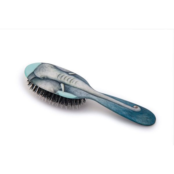 Rock &amp;amp; Ruddle Elephant Small Synthetic Bristle Hairbrush