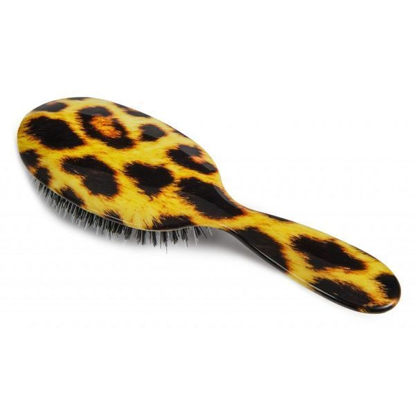 Rock &amp;amp; Ruddle Leopard Large Synthetic Bristle Hairbrush