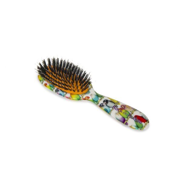 Rock &amp;amp; Ruddle Lovebirds Small Synthetic Bristle Hairbrush