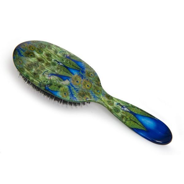 Rock &amp;amp; Ruddle Peacocks Large Mix Bristle Hairbrush