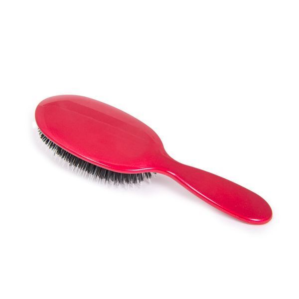 Rock &amp;amp; Ruddle Red Shimmer Small Baby Bristle Hairbrush