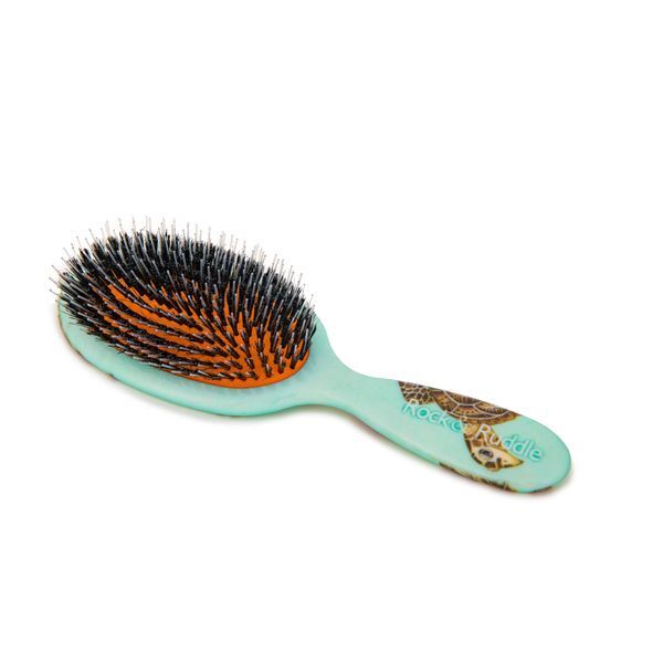 Rock &amp;amp; Ruddle Turtles Small Mix Bristle Hairbrush