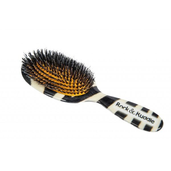 Rock &amp;amp; Ruddle Zebra Print Large Mix Bristle Hairbrush