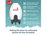 Rockit portable baby rocker with 388g USB-C rechargeable stroller bracket (British brand)