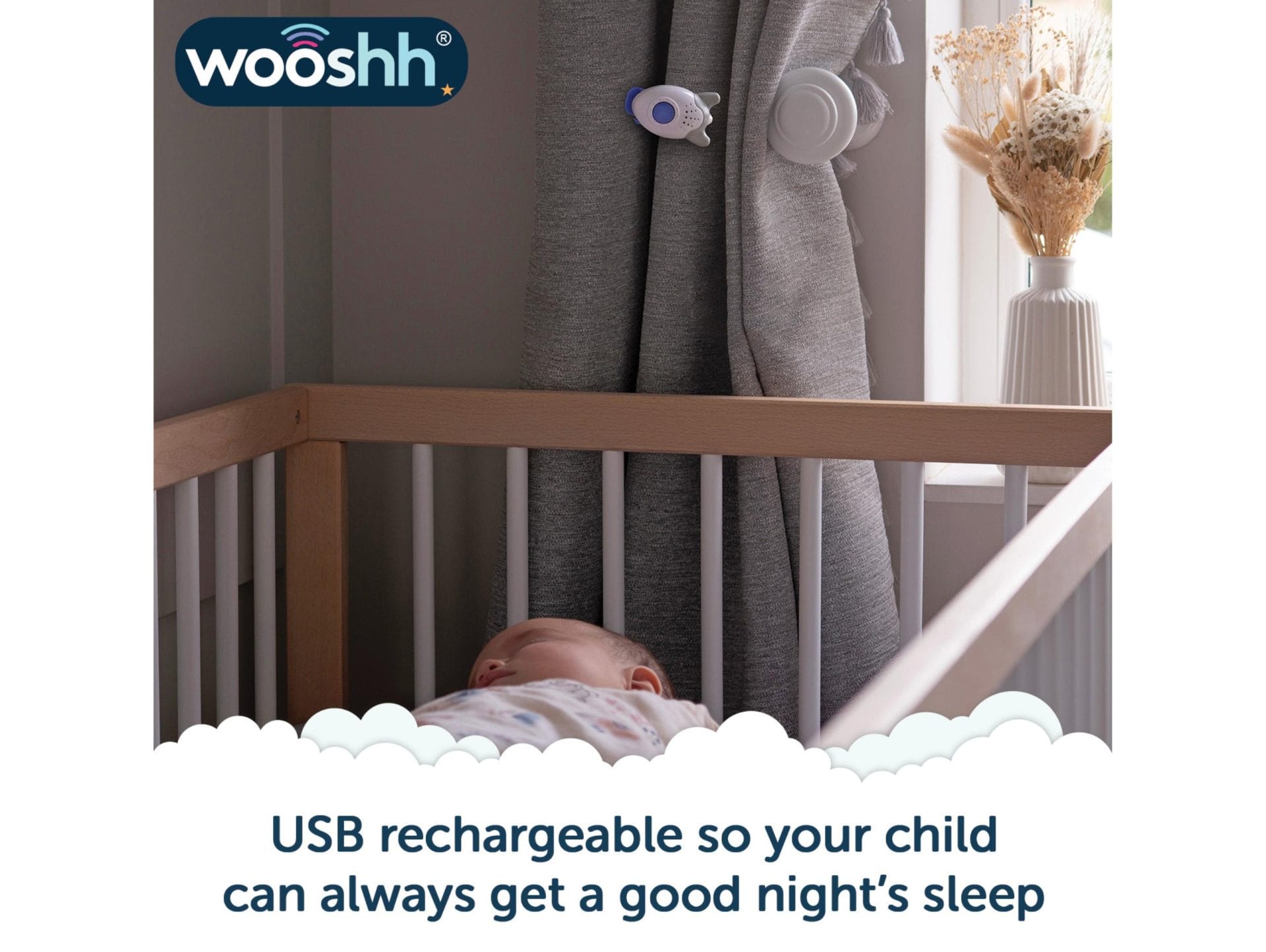 Rockit Wooshh baby sound soother compact sleep aid, UK version