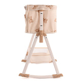 Roma Teddy toy bedside crib with storage basket - British product