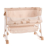 Roma Teddy toy bedside crib with storage basket - British product