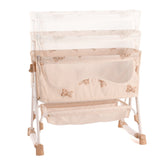 Roma Teddy toy bedside crib with storage basket - British product