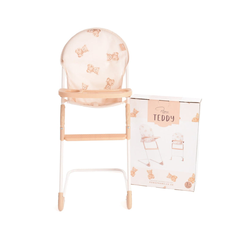 Roma Teddy Dolls Highchair for dolls and teddies - British product