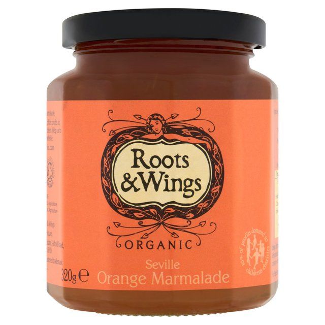 Roots &amp;amp; Wings Organic Seville Marmalade   300g