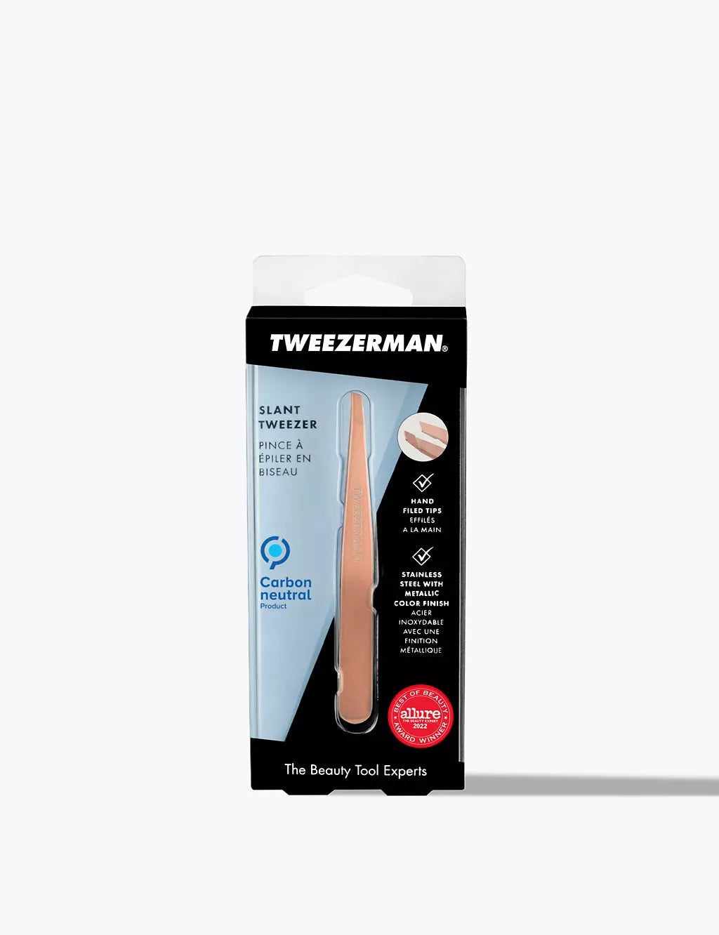 Rose Gold Slant Tweezer