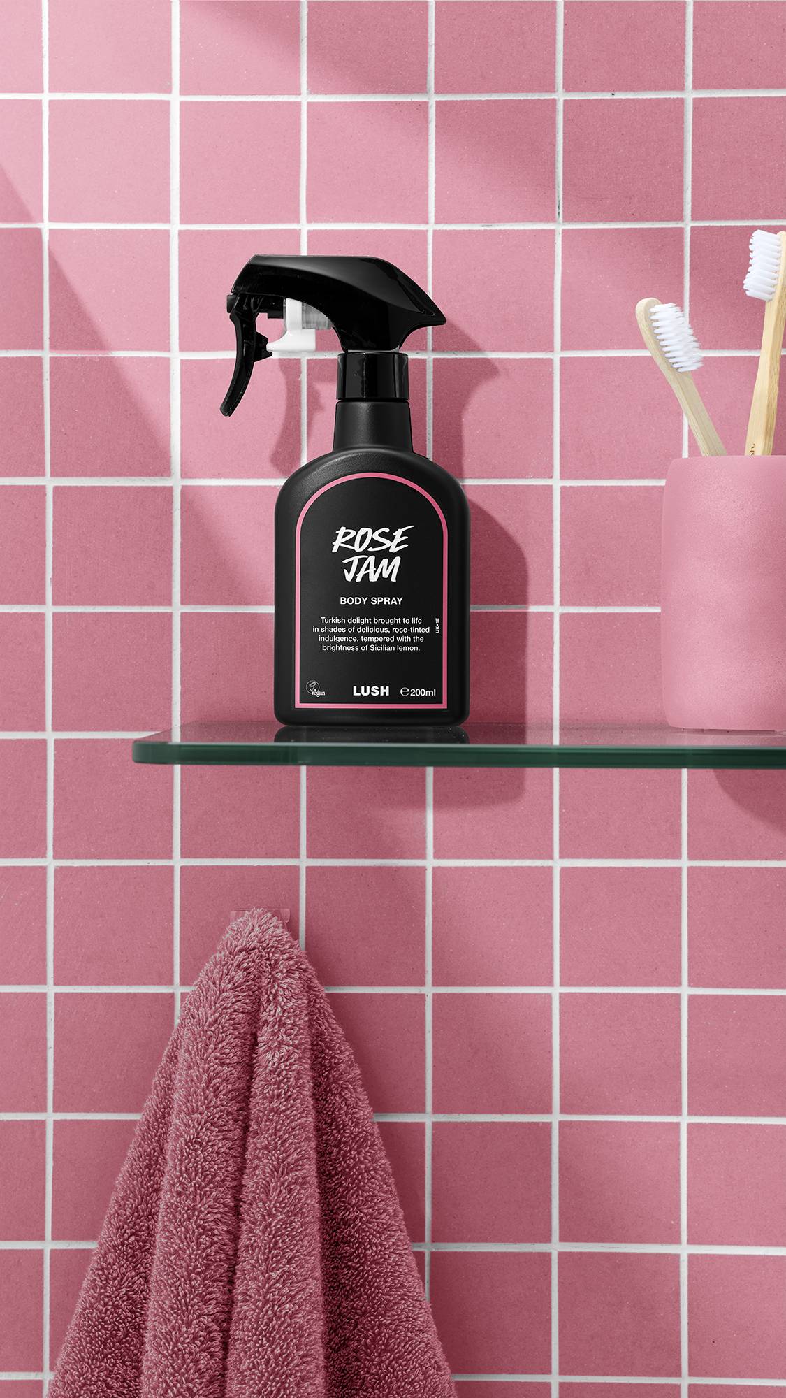 Rose Jam body spray fragrance mist (British brand)