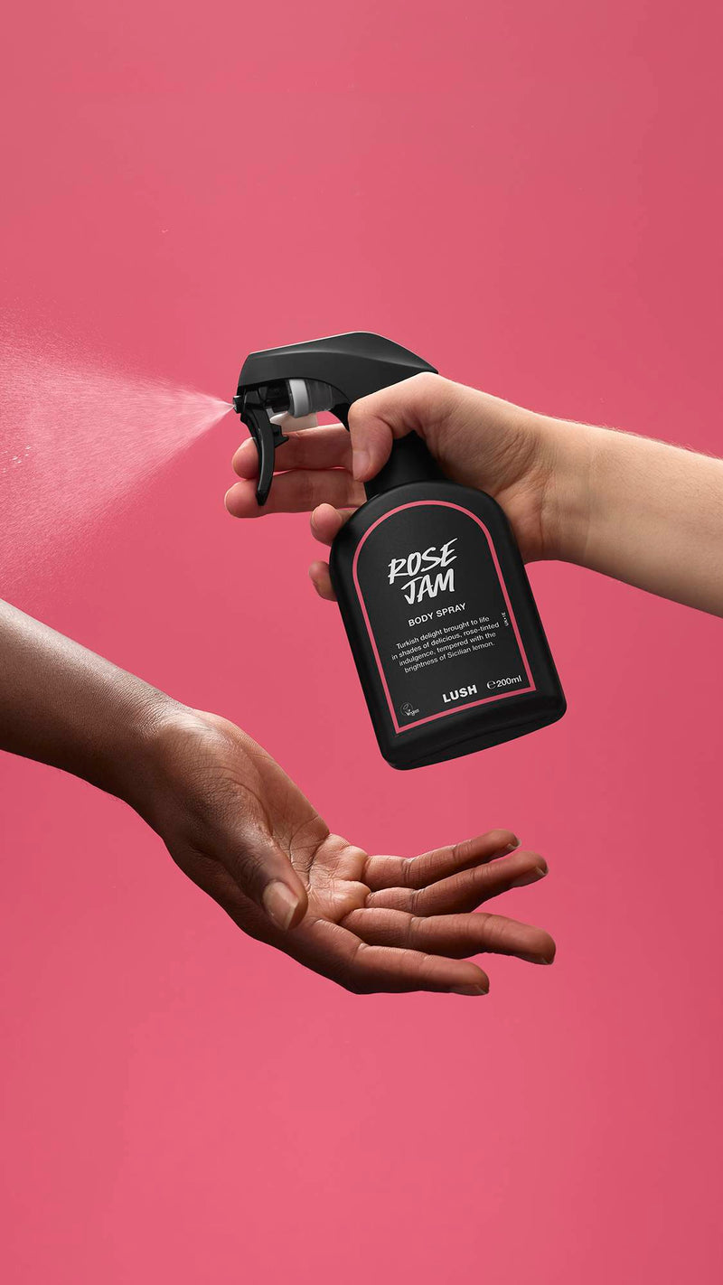 Rose Jam body spray fragrance mist (British brand)