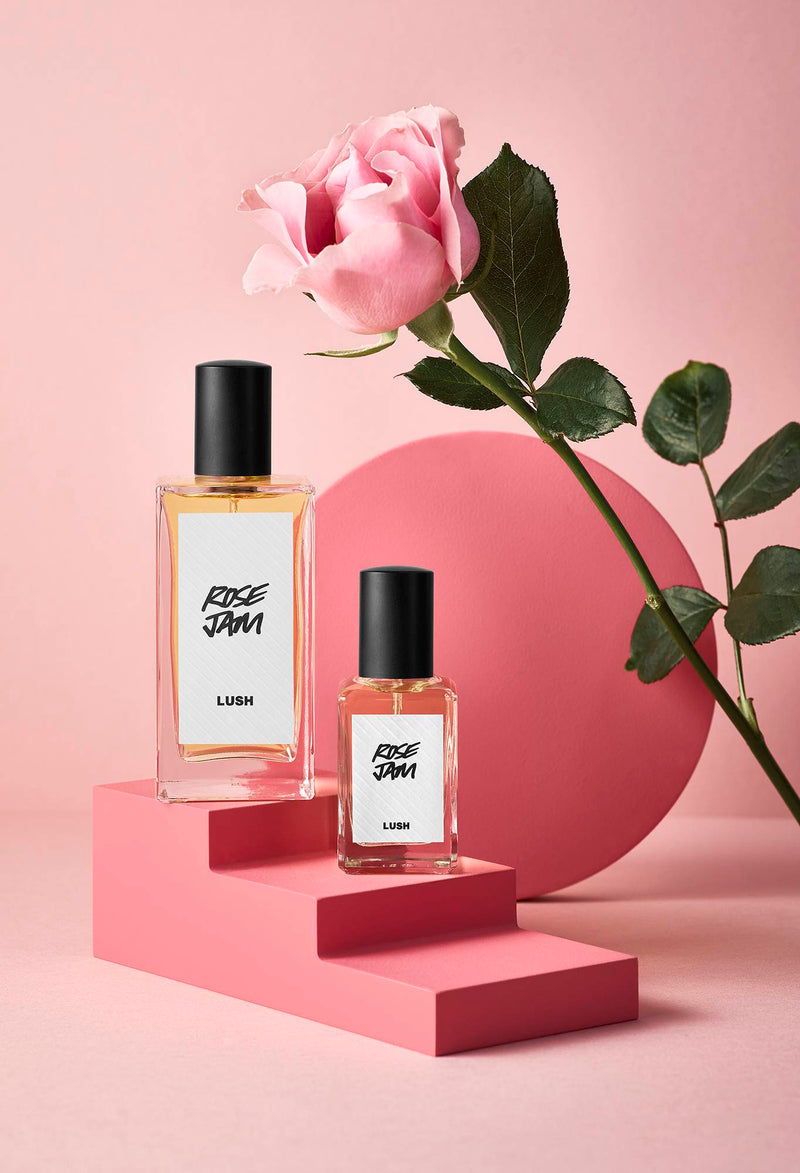 Lush Rose Jam floral perfume, British product, UK version