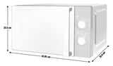 Russell Hobbs 800W Standard Microwave RHM2061 - Black