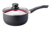 Russell Hobbs Red Stone Aluminium 5 Piece Pan Set - Black