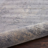 Rustic Textures Faded Blue Circle Rug, 160 cm