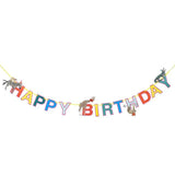 Safari Animal Happy Birthday Garland