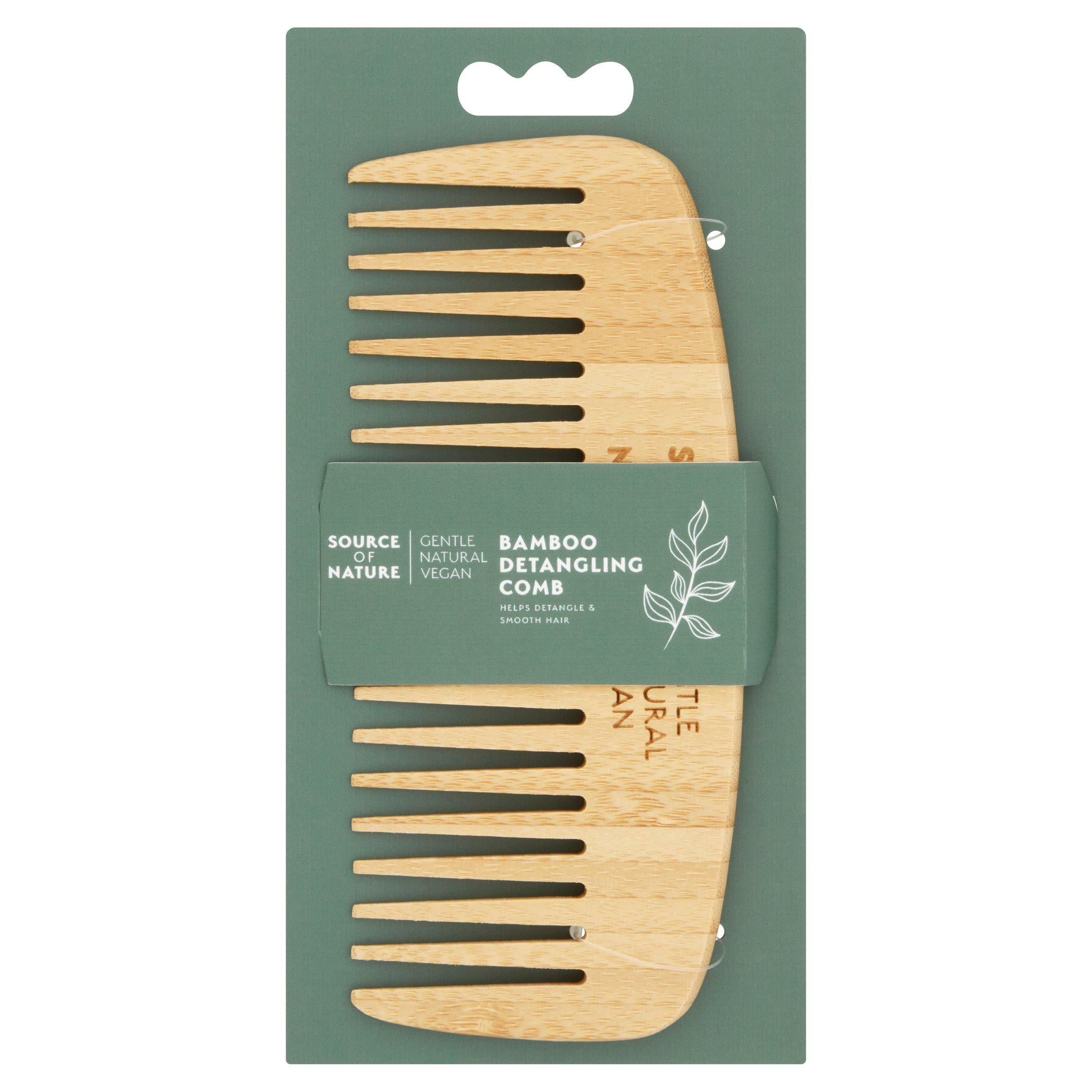 Sainsbury's Bamboo Wide Tooth Comb