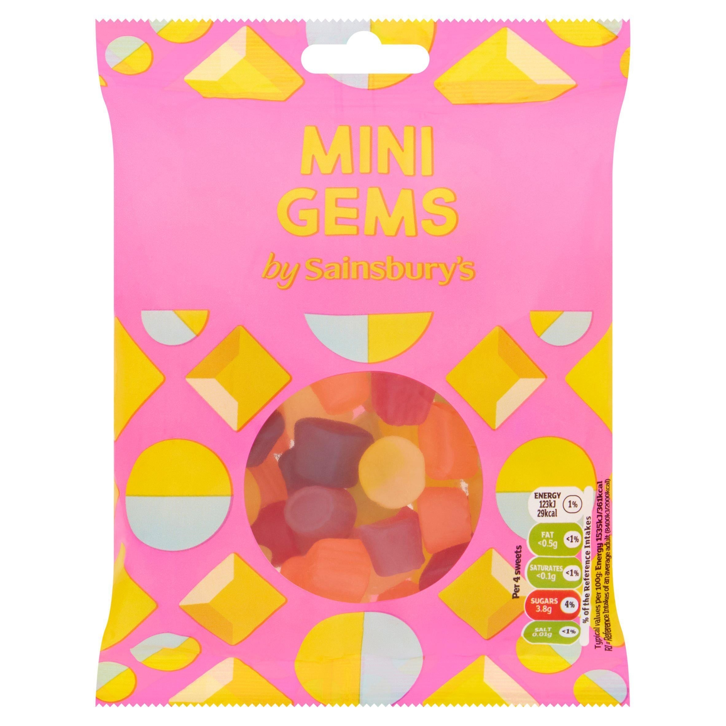 Sainsbury&amp;rsquo;s Mini Gems Sweets 250g