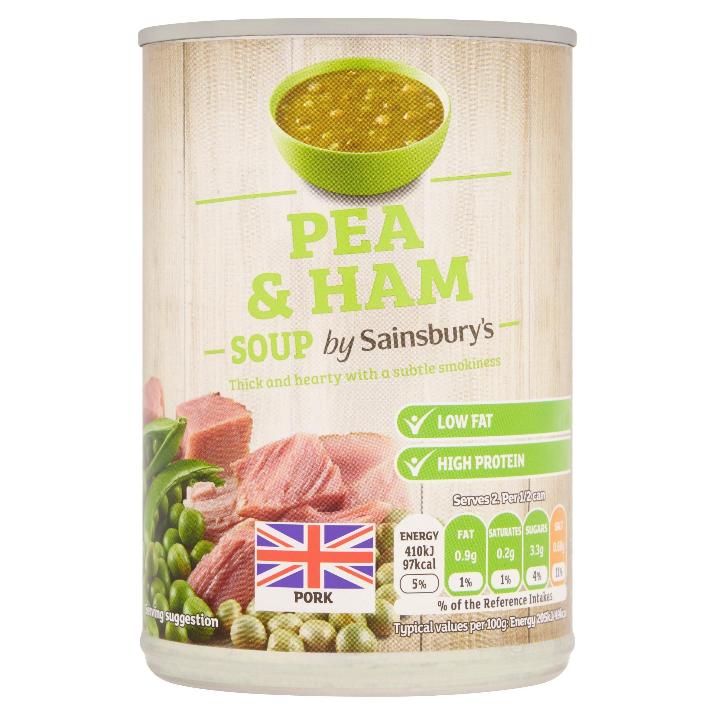 Σούπα με μπιζέλια και ζαμπόν Sainsbury's 400 γρ.