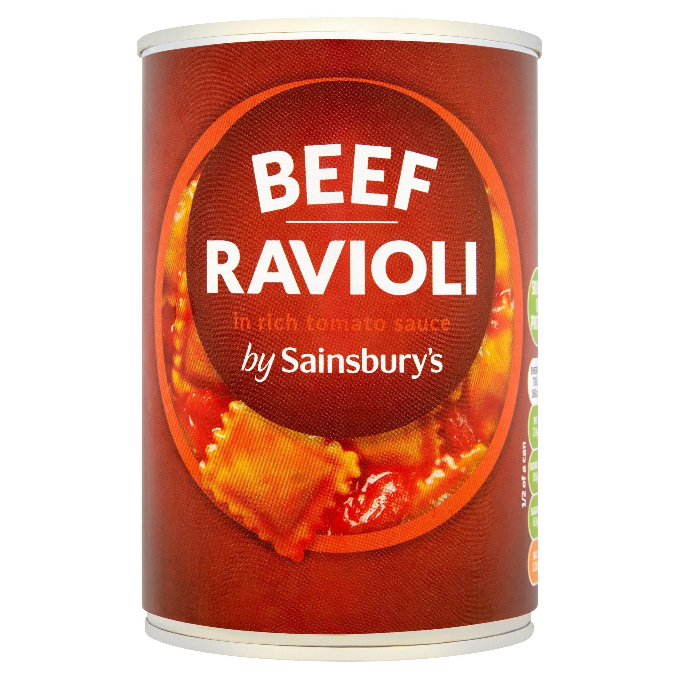 Sainsbury's Ravioli tomaattikastikkeessa 400g