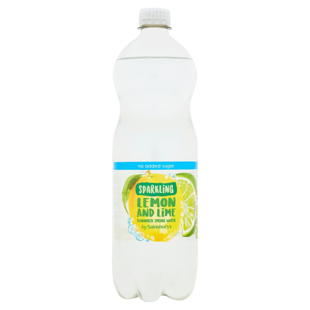 Sainsbury's Sparkling Flavoured Water, Lemon & Lime 1L