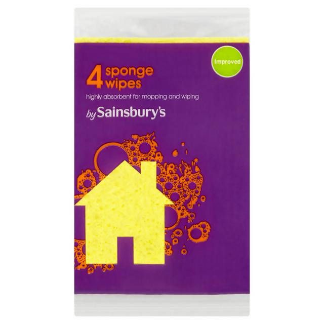 Sainsburyn sienipyyhkeet x4