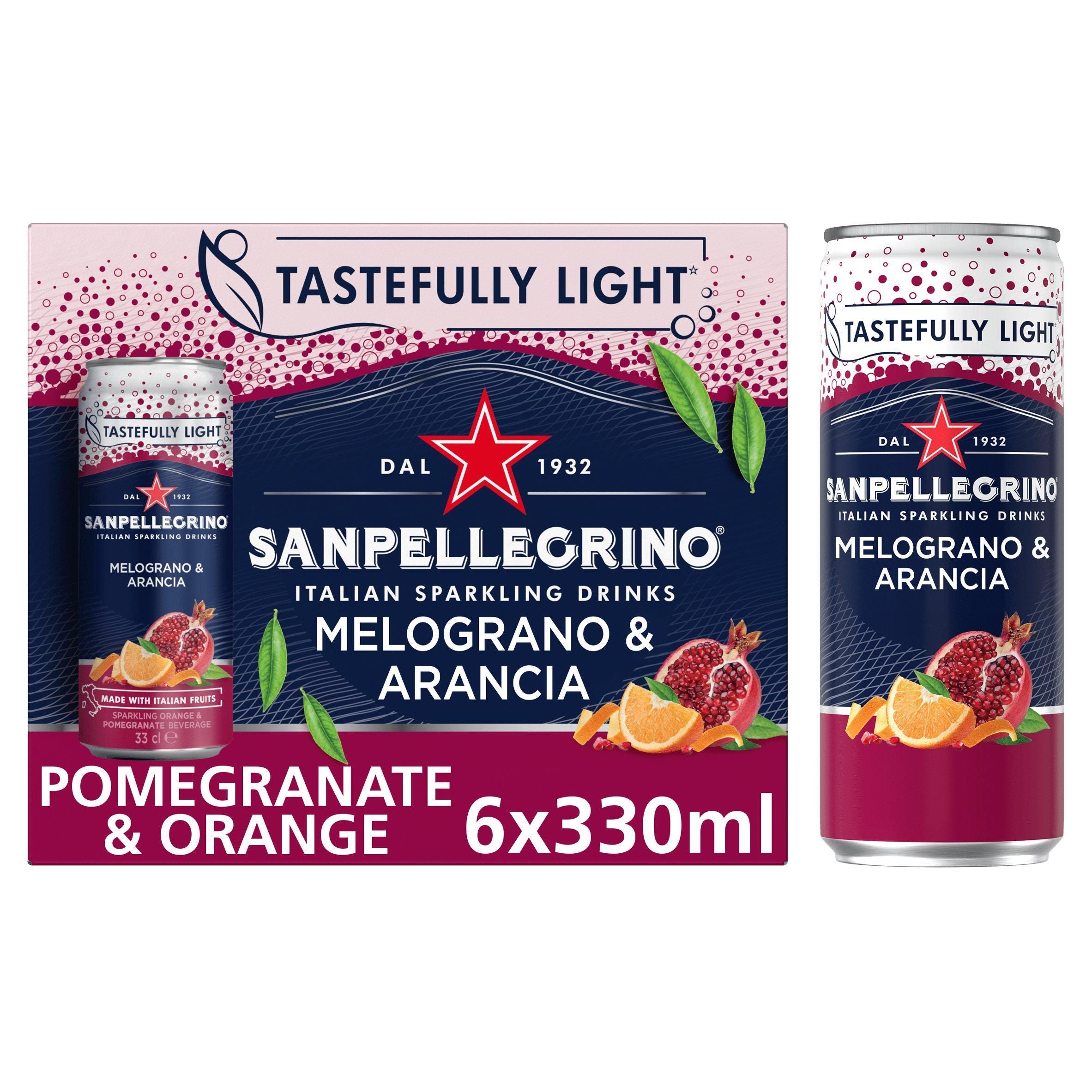 San Pellegrino Pomegranate &amp;amp; Orange 6x330ml