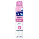 Sanex Deo Invisible Dry Deodorant   200ml