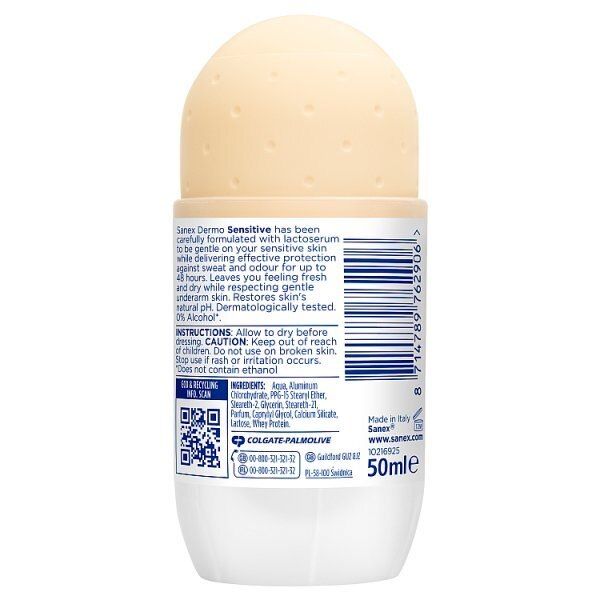 Sanex Dermo Sensitive Roll-On Anti-Perspirant Deodorant 50ml