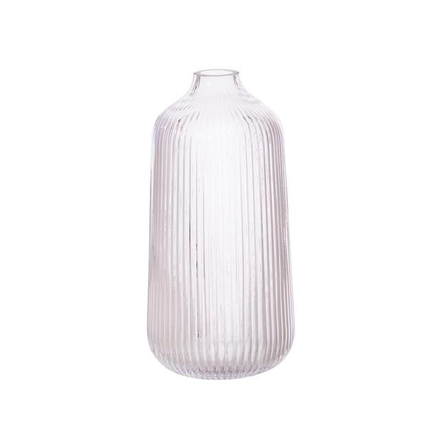 Sass &amp;amp; Belle Tall Fluted Glass Vase Clear
