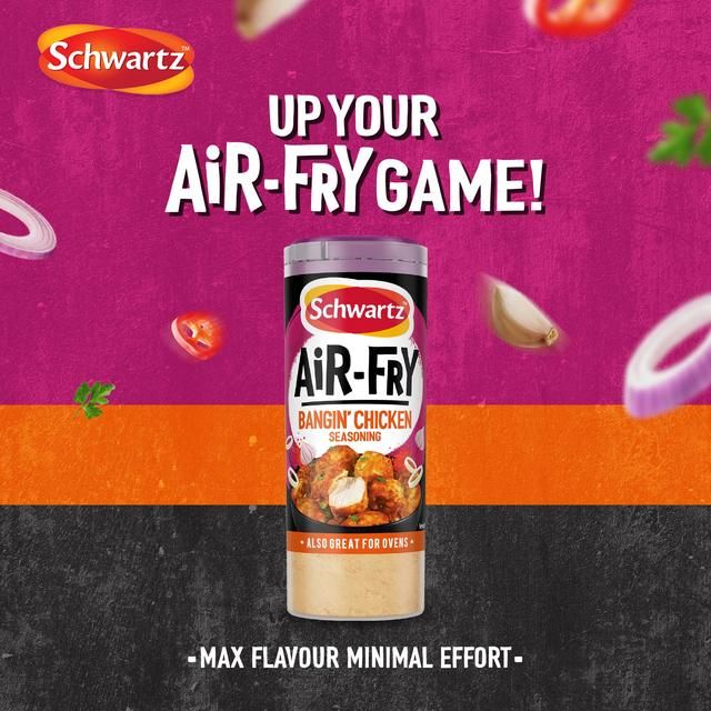 Schwartz Air Fryer Bangin' Chicken Seasoning Drum   140g