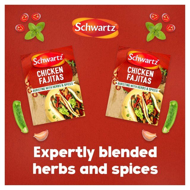 Schwartz Authentic Chicken Fajita Recipe Mix    35g