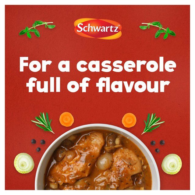 Schwartz Chicken In Red Wine Slow Cook Recipe Mix   35g