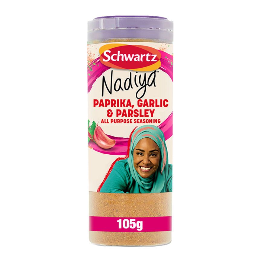 Schwartz Nadiya Μπαχαρικά για όλες τις χρήσεις με πάπρικα, σκόρδο και μαϊντανό 105 γρ.