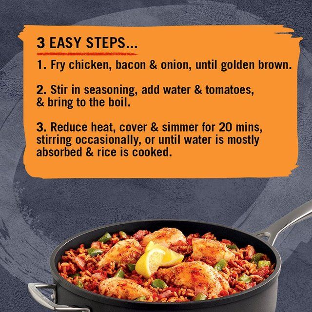 Schwartz One Pan Cajun Chicken &amp;amp; Rice Recipe Mix   32g